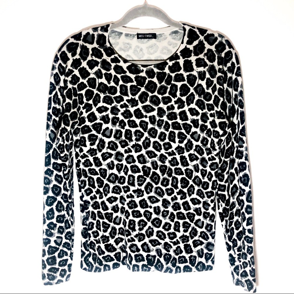 Animal Print Sweater